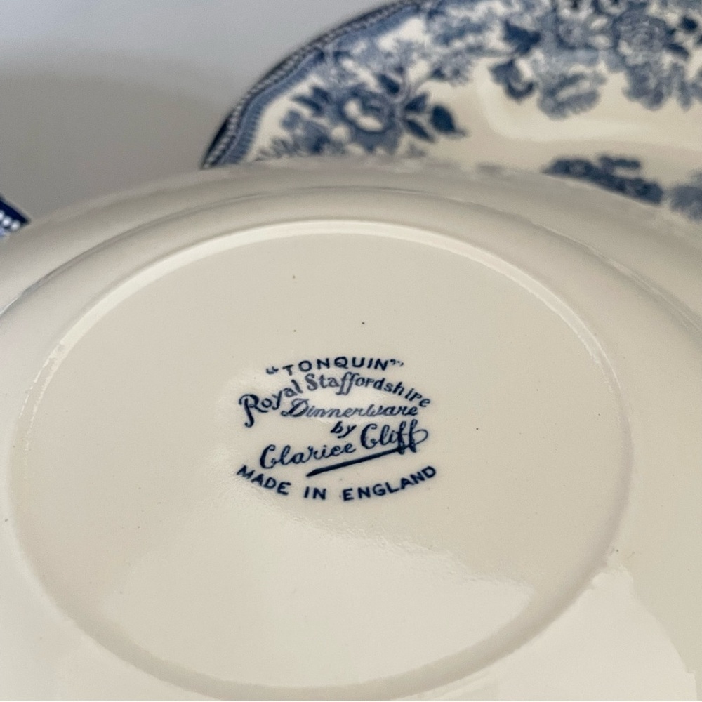 SET of 3 Tonquin Soup / Salad Bowls - Royal Staffordshire - Picture 4 of 7